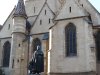 Sibiu - Catedrala Evanghelica - Statuia episcopului Teutsch